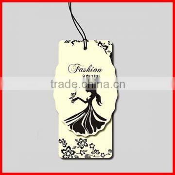 Wholesale Newly Designed Printing Paper Ladies Hangtag On Clothes