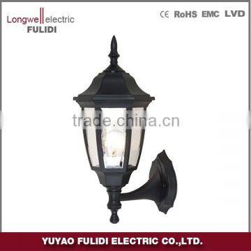 P341 outdoor post light/plastic material cheap lantern garden light ,yuyao factory