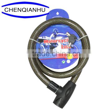 Cable lock/Wholesale strong and high security bicycle wheel lock/ colorful wheel lock Motorcycle Lock