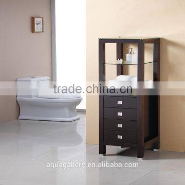 Shelf Bathroom Side Solid Wood Furniture