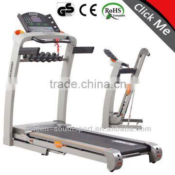 manual incline With dumbbells electric treadmill 1.5hp quanzhou