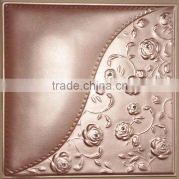 Soft Bag Leather Carving The National Investment Promotion TV Setting Wall Decoration Decoration Materials