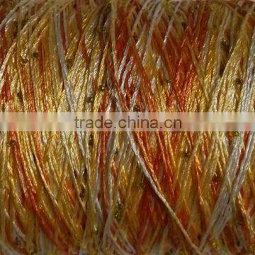 150D Space Dyed Beads Fancy Yarn for Sweater or Scarf photo-5