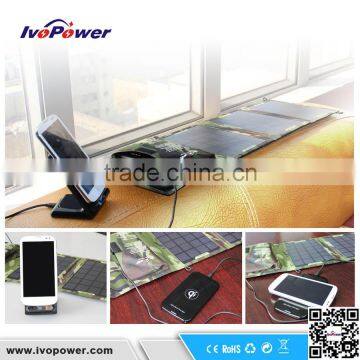 High Efficiency Foldable Universal Portable Folding Solar Mobile Panel Charger