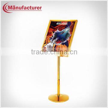 Round base square advert board/advert board/cardboard sign display stand