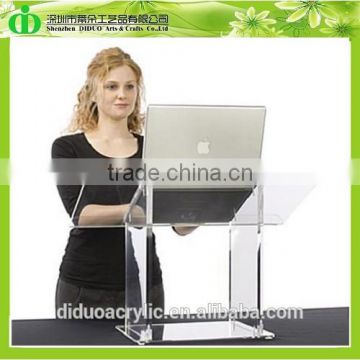 DDL-0060 Trade Assurance Alibaba China Supplier Wholesale Table Acrylic Lectern Podium