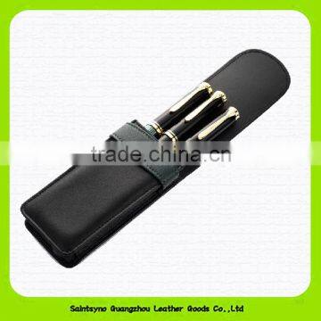 Wholesale genuine leather pen bag 15015