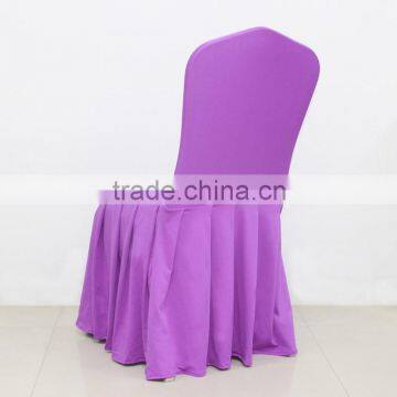 pleated Banquet spandex Chair Cover skirt