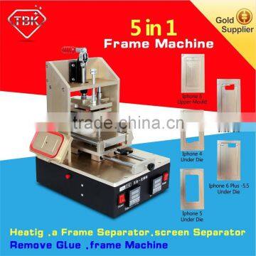 5 In 1 Multifunction samsung Bezel Middle Frame Separate Machine +Built-in Vacuum Lcd Screen Separator +Glue Remover +Hot Plate