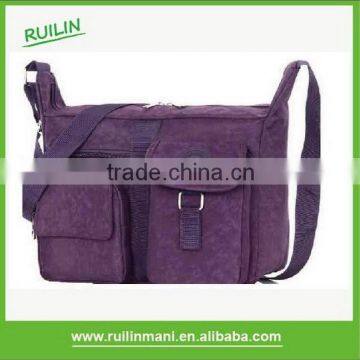 Plain Purple Single Shoulder Bag For Lady