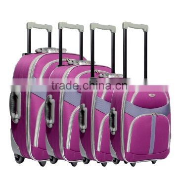 Top sale polyester /eva trolley luggage alibaba wholesale