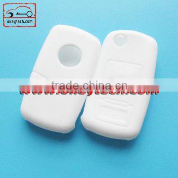 Okeytech silicone remote key cover VW 3 buttons silicone car key cover for silicone key cover