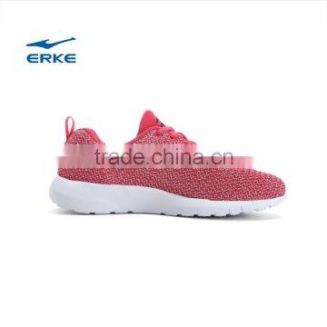 ERKE 2015 Womens Full Fly Knitted Upper Running Shoes Lightweight Breathable Sports Shoes for Girls Lady's Sneaker for Wholesale photo-2