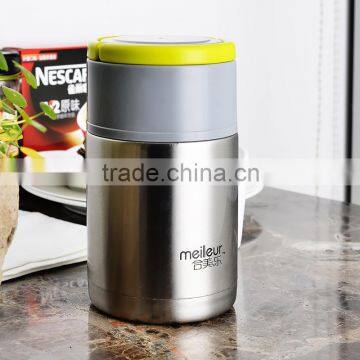 LFGB FDA double wall stainless steel vacuum food thermos, hot food thermos containers