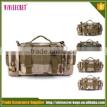 Factory price stock mix camo colors waist camera 3P military tactical bag