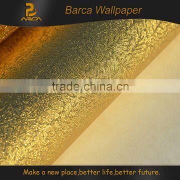 wallpaper with 3d deep pattern gold