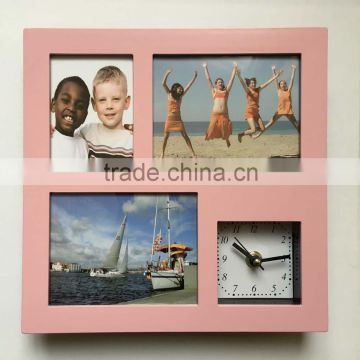 new designed table clock with photo frame 2016