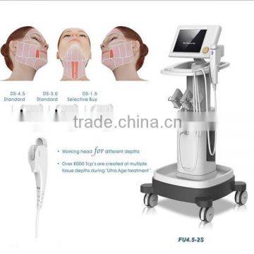 2015 ALIBABA EUROPE!!! HIFU Machine HIFU High Intensity Multi-polar RF Focused Ultrasound HIFU Face Lift For Salon Beauty Equipment Forehead Wrinkle Removal