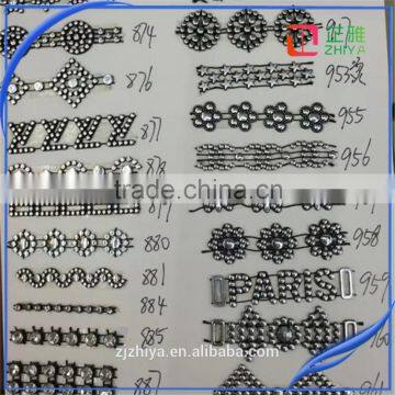 Factory Sale Flower Shape Ss10 Rhinestone Palstic Trimming photo-3