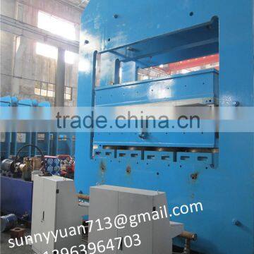 Hydraulic Rubber Ground Tile Press / Rubber Mat Vulcanizer/rubber Bricks Making Machine
