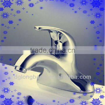 Brass single lever antique design basin tap wall mounted faucet