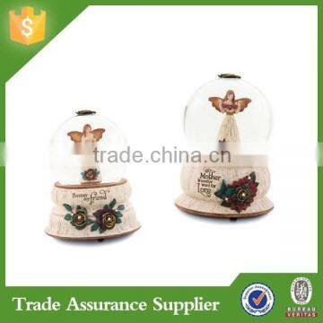 2015 Hot Souvenir Fairy Angel Resin Snowglobe