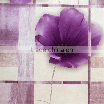 Cheapest Type Natural Flower Wallpaper/exterior Pvc Wallpaper photo-2