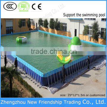 China new product Support swimming pool/Flexible frame cheap swimming pool