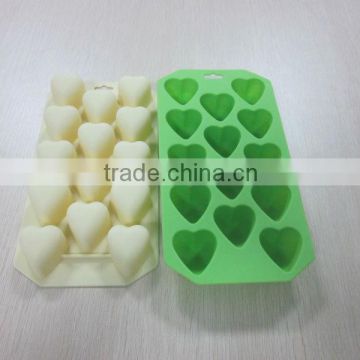 Heart shape 14 holes silicone chocolate models