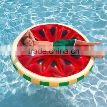 Inflatable Swimming Pool Watermelon Slice Inflatable Island Pool Float