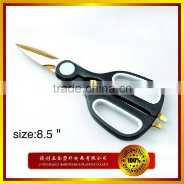 Attractive 5 sets plating gold scissors with ABS handle