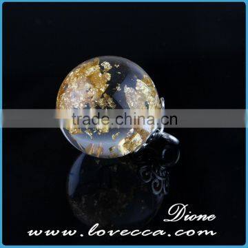 Europe and America Market Popular Design Hot Jewelry Resin Flower Necklace Resin Flower Glass Ball photo-6