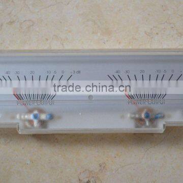 SD-317 Panel 2 VU Meter 500uA 650 156x52.5mm No Lamp