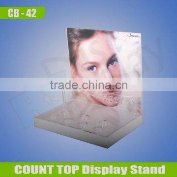 Customized acrylic display stands for skincare product