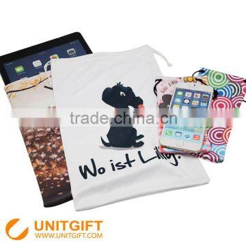 Microfiber pouch for mobile phone and camera wristband heart rate monitor