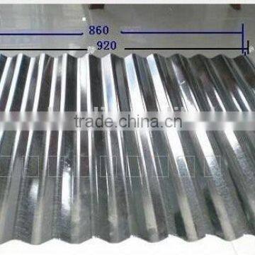 ASTM GIS Galvanized Steel wave Roofing Plate Corrugate Roofing Sheet HDGI roof sheets house use