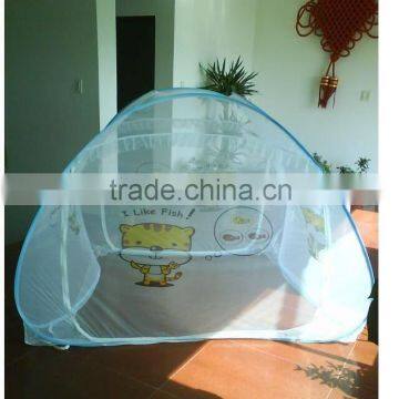 2015 best selling insecticide pop up double bed mosquito net