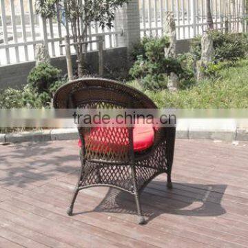 Chinese Style Round Rattan Cane Sofa Set 4Pcs photo-5