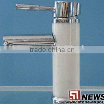 Pure White Marble Faucet