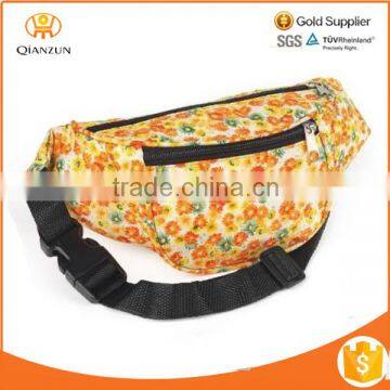 New Style leisure bags Custom money bag Floral Bum/ waist bag