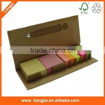Eco Arrow Neon Sticky Note in Recycled Paper Case photo-3