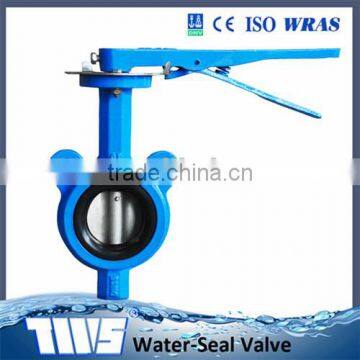 DN200 PN 10 CF8M Handle Lever Wafer Butterfly Valves