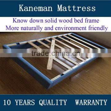 Cheap knock down solid wood bed frame