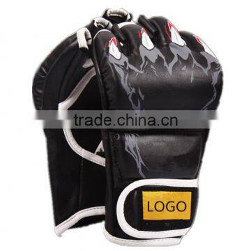 Hot sell PU profesional body building pendant custom mma gloves