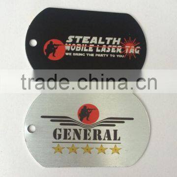 Aluminum silkscreen printing ID dog tag