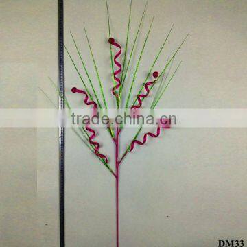 New design artificial ornament for Christmas decorative glittered Plants