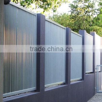 Wholesale high quality black powder coating aluminum garden fence