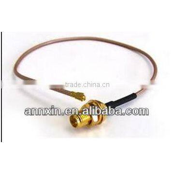 IPX / U.fl to RP-SMA Female Bulkhead With O-ring RG178 15cm rf Coaxial Connectors Cable Assembly Jumper Cable photo-2