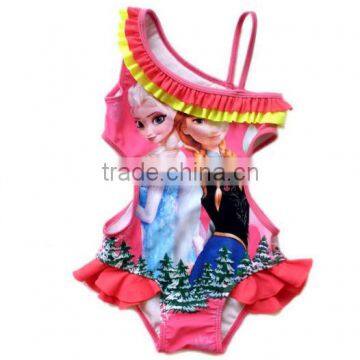 2014 sexy girl hottest fashion frozen series baby swimwear