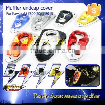 CNC parts muffler endcap cover for kawasaki z800